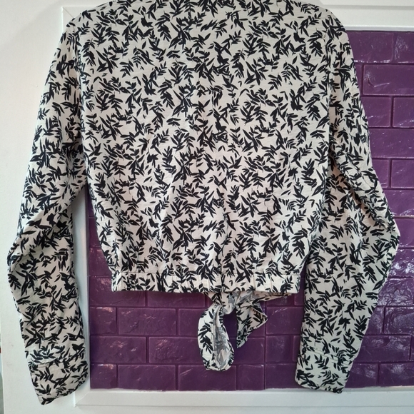 Joie button down cropped shirt size Sm - Picture 3 of 8